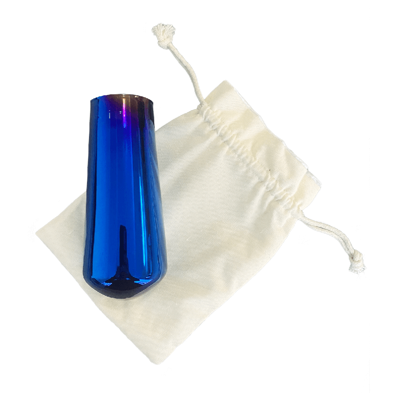 Verre brisé de mariage moderne bleu irisé et Ba | Mariage | Judaïca