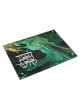 Tableau Challah design en marbre vert avec méta argenté | Planches Challah |