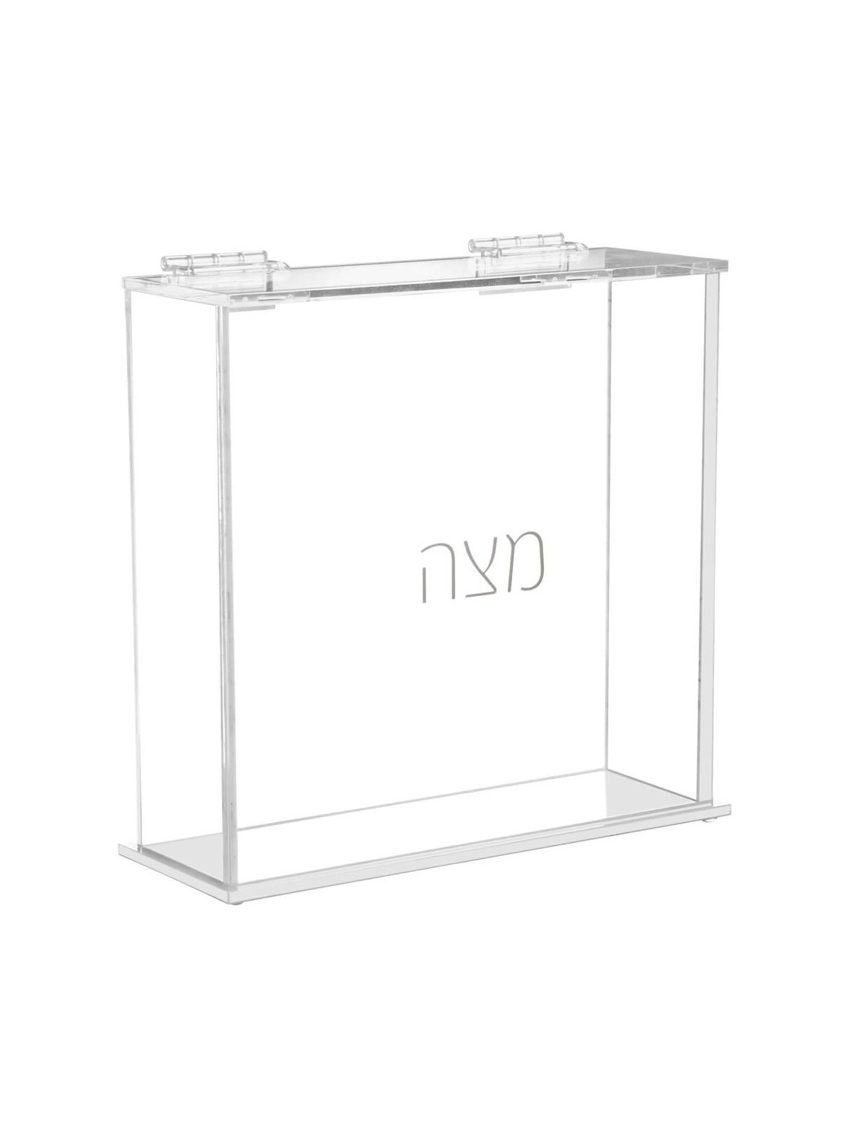 Boîte à Matzah en Lucite transparente pour Matzos carrés | Pâque | Judaïca