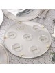 Lucite Seder Plate with Leatherette Backing | Passover | Judaica