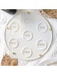 Plaque Lucite Seder avec support en similicuir | Pâque | Judaïca