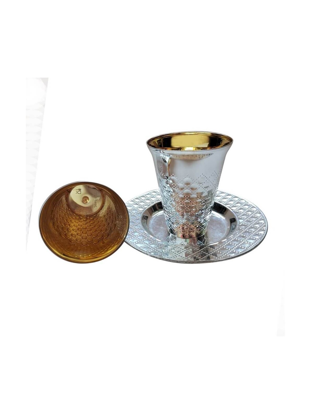 סט כוסות ומגשים מיני מפלסטיק 3.3oz - מארז | כוסות קידוש | Ju