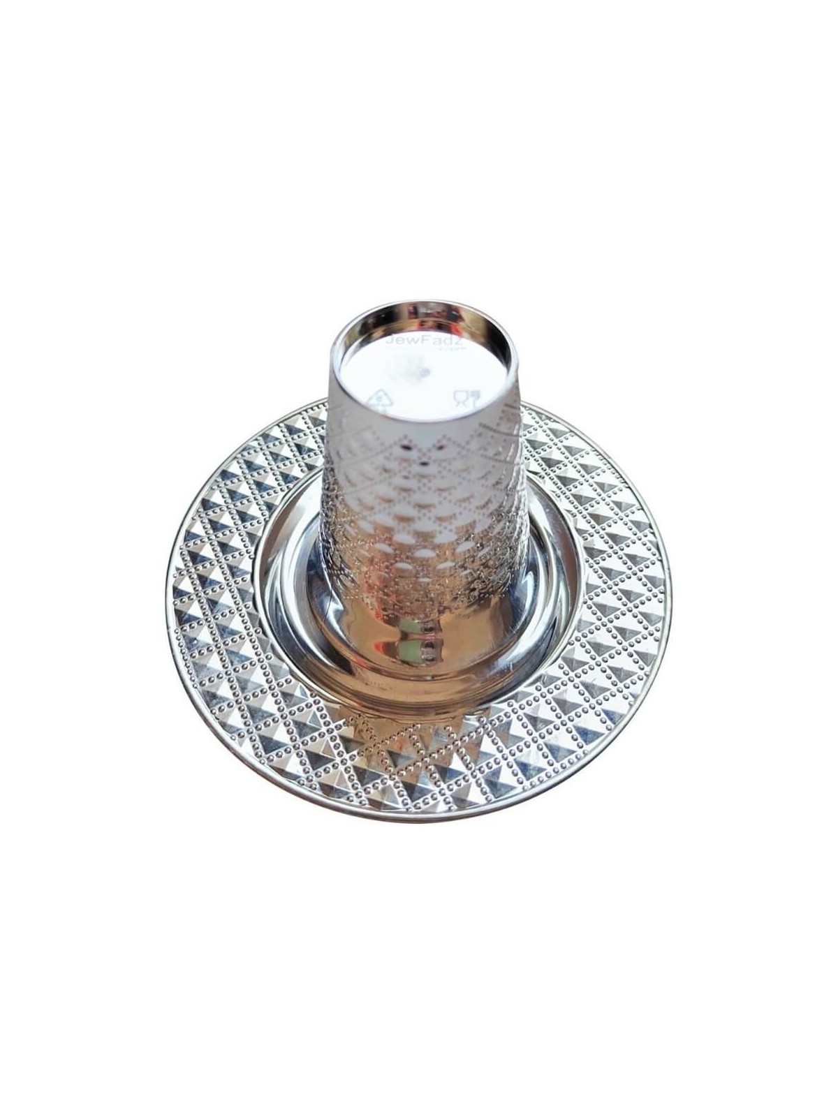 סט כוסות ומגשים מיני מפלסטיק 3.3oz - מארז | כוסות קידוש | Ju