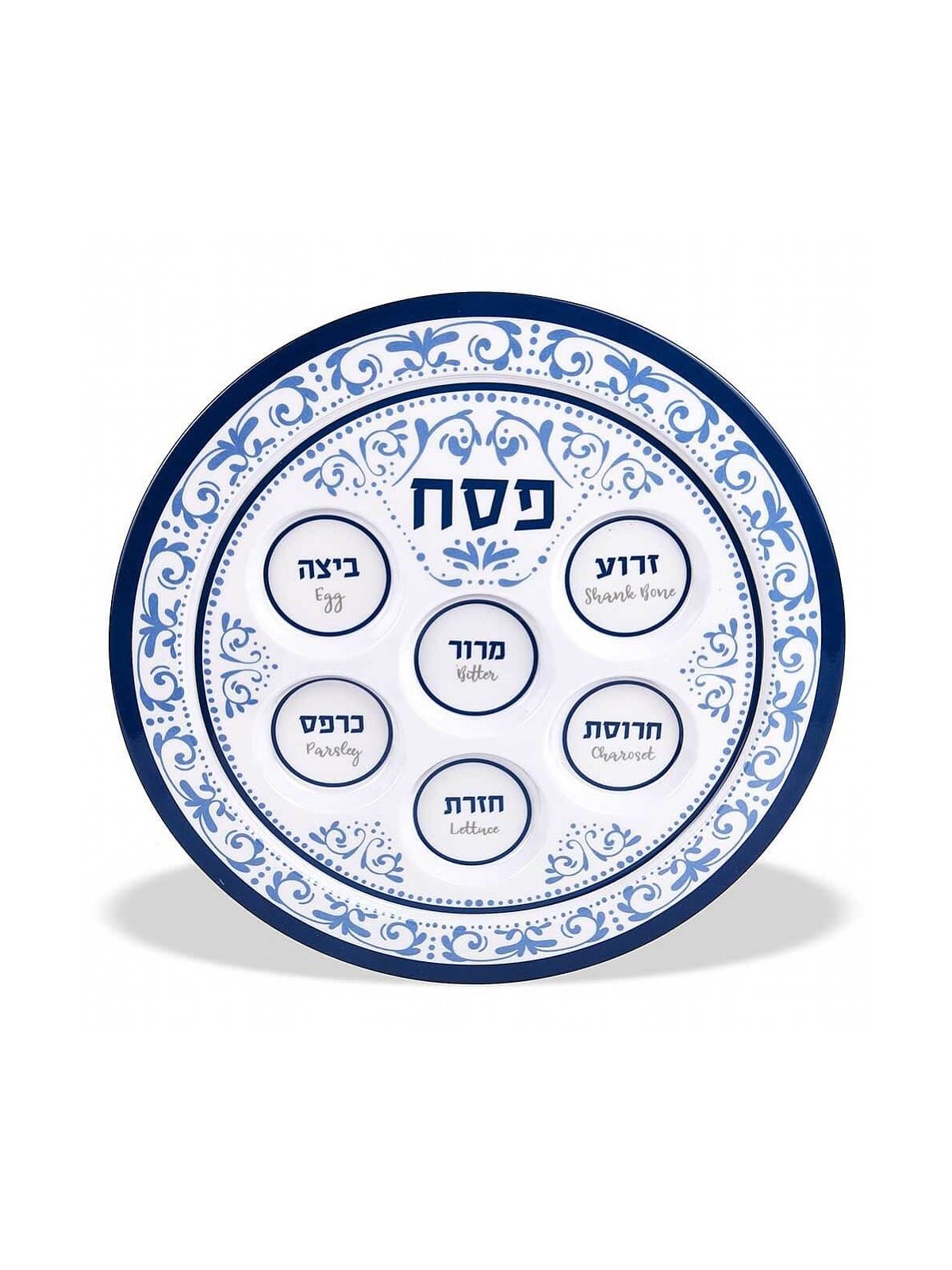 Assiette de Seder de Pâque en mélamine Renaissance | Pâque | Judaïca