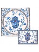 Housse de Matsa et sac Afikomen de la collection Hamsa | Pâque | Judaïca