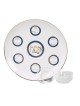 Assiette Seder en porcelaine avec doublures acryliques | Pâque | Judaïca