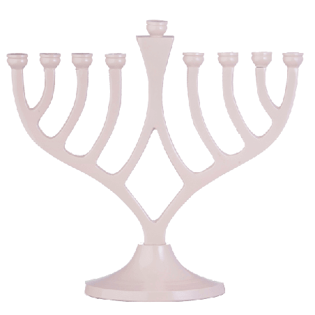 Classic Candle Menorah 7" | Hanukkah | Judaica