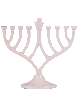 Classic Candle Menorah 7" | Hanukkah | Judaica