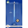 3-Tone Blue & Silver Tip Chanukah Candles | Hanukkah | Judaica