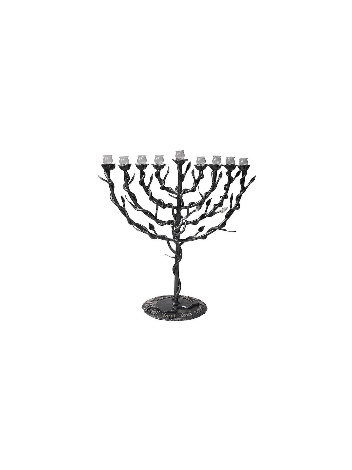 Menorah Sderot à 9 branches en édition limitée fabriquée à partir de | Hanoukka | judaïque