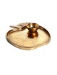 Copper Metal Apple Tray/Honey Dish | Rosh Hashanah | Judaica