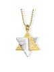 Collier Golden Star 'Explosion' fabriqué à partir de fusées | Bijoux | Judaïca