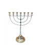 חנוכיה גדולה שבעת קנים קישוטי חרוזים סי... | חנוכיית סניף 7
