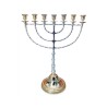 Large Seven Branch Menorah Beaded Decorations Si... | 7 Branch Menorah