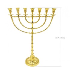 Extra Large Seven Branch Menorah Beaded Decorati... | 7 Branch Menorah