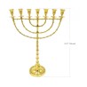 Extra Large Seven Branch Menorah Beaded Decorati... | 7 Branch Menorah