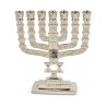 Decorative Mini 7 Branch Menorah Star of ... | Mini Decorative Menorah