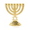 Small Decorative 7 Branch Menorah with Star of D... | 7 Branch Menorah