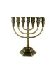 Seven Branch Menorah with Jerusalem Images Coppe... | 7 Branch Menorah