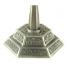 Seven Branch Menorah with Jerusalem Images Pewte... | 7 Branch Menorah