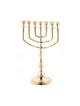 7 Branch Menorah Decorative Gold Colored Brass 15 | 7 Branch Menorah