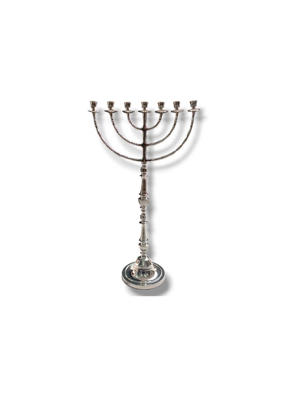 Jumbo Size Seven Branch Menorah Beaded Decoratio... | 7 Branch Menorah