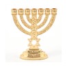 Decorative Miniature 7 Branch Menorah wit... | Mini Decorative Menorah