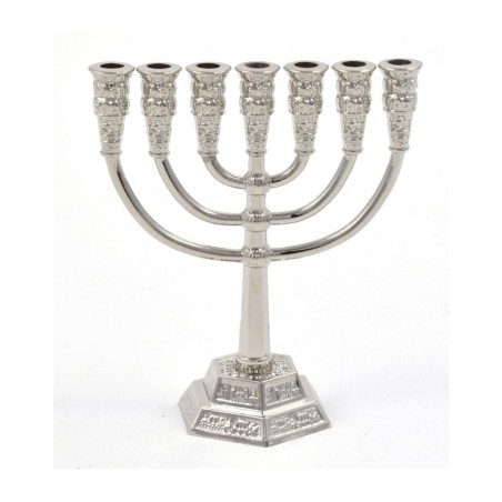 Menorah miniature à 7 branches pour la décoration... | Mini Menorah Décorative