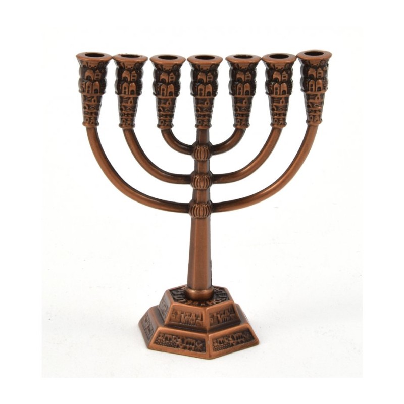 Miniature 7 Branch Menorah for Decoration... | Mini Decorative Menorah