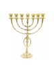 7 Branch Menorah with Oval Framed Menorah Grafte... | 7 Branch Menorah