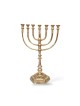 Seven Branch Menorah in Decorative Gold Colored ... | 7 Branch Menorah