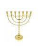Extra Large Seven Branch Menorah on Stem Gleamin... | 7 Branch Menorah