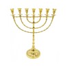 Extra Large Seven Branch Menorah on Stem Gleamin... | 7 Branch Menorah