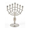Decorative Mini 7 Branch Menorah with Fis... | Mini Decorative Menorah