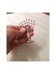 חנוכיית סניף מיני 7 דקורטיבית עם דג... | מיני חנוכייה דקורטיבית