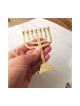 Mini Menorah décorative à sept branches avec... | Mini Menorah Décorative