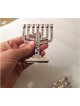Mini Menorah décorative à 7 branches avec col... | Mini Menorah Décorative