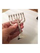 Decorative Seven Branch Mini Menorah with... | Mini Decorative Menorah