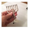 Decorative Seven Branch Mini Menorah with... | Mini Decorative Menorah