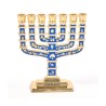 Miniature 7 Branch Menorah with Judaic Sy... | Mini Decorative Menorah