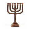 Decorative Seven Branch Mini Menorah with... | Mini Decorative Menorah