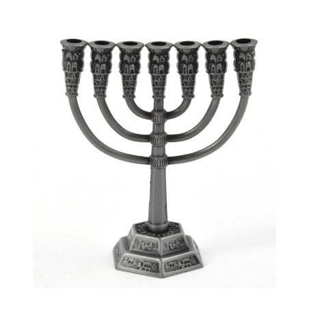 Menorah miniature à 7 branches pour la décoration... | Mini Menorah Décorative