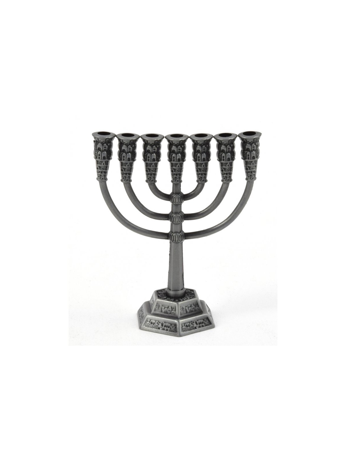 Miniature 7 Branch Menorah for Decoration... | Mini Decorative Menorah