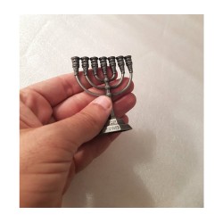 Miniature 7 Branch Menorah for Decoration... | Mini Decorative Menorah
