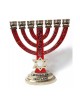 Petite Menorah Décorative à 7 Branches Étoile de... | Mini Menorah Décorative