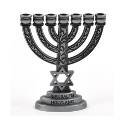 Decorative Miniature 7 Branch Menorah wit... | Mini Decorative Menorah