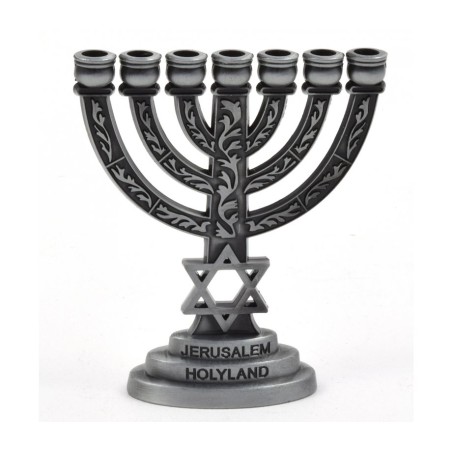 Decorative Miniature 7 Branch Menorah wit... | Mini Decorative Menorah