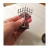 Decorative Mini 7 Branch Menorah with Fis... | Mini Decorative Menorah