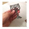 Small Seven Branch Pewter Menorah 12 Trib... | Mini Decorative Menorah