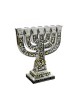 Seven Branch Menorah Two Tone Silver and Gold De... | 7 Branch Menorah